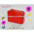 Red Color PU Cosmetic Bag